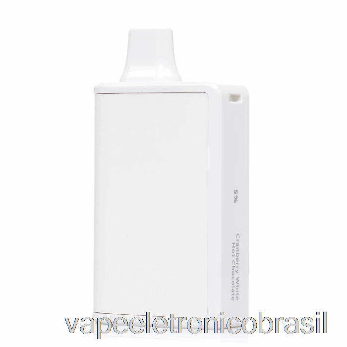 Vape Eletrônico Horizonte Binários Cabine 10000 Descartável Cranberry Chocolate Quente Branco